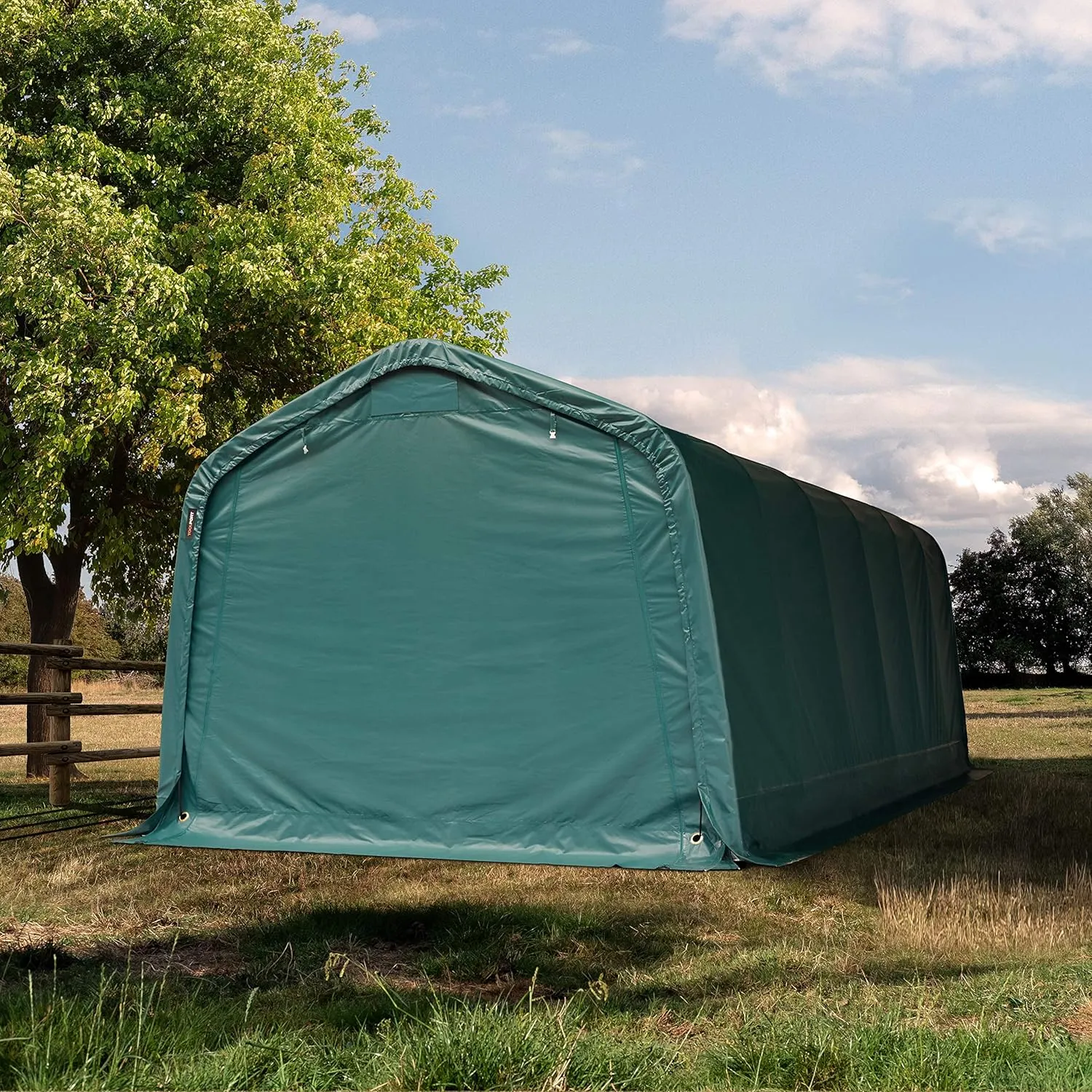 Carpa agrícola para refugio de pastizal Lona PVC 800N - Imagen 7