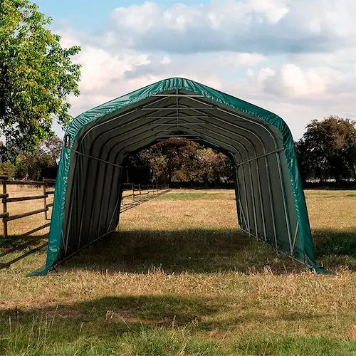 Carpa agricola Toolport verde PVC