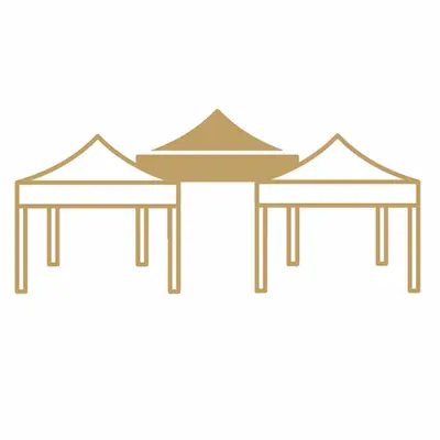 Carpas plegables icono